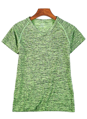 615弹力紧身显瘦速干短袖T恤衫女H80158圆领透气运动健身跑步上衣