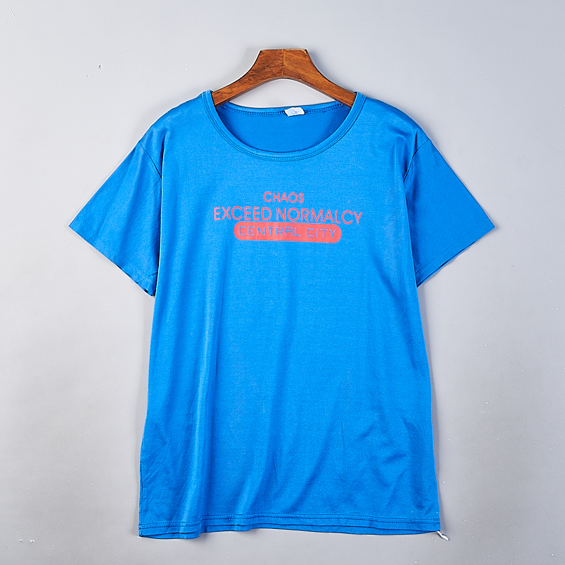 夏季圆领运动休闲跑步透气上衣