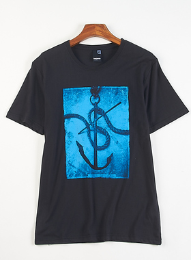 韩版纯棉潮流印花短袖T恤女84951夏季直筒型百搭休闲时尚圆领上衣