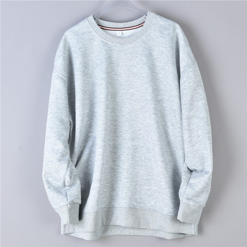 圆领套头卫衣男女宽松休闲外套