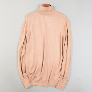 L84794秋冬宽松文艺软糯细腻打底长袖 高领针织衫 毛衣 女装 外贸大码