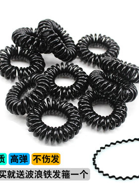 韩版电话线发圈头绳大中小号简约