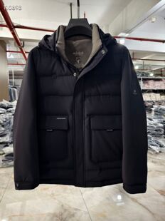 新款男士羽绒服中长款加厚保暖白鸭绒帽子可拆卸国标90加大加肥