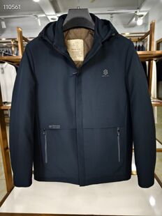 工厂代工品牌订单男士高端轻薄款羽绒服外套连帽休闲男装羽绒外套