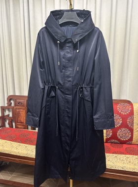 工厂特价女士连帽款风衣外套外皮外壳半成品替换旧皮草改拆卸款