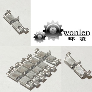 138 美国M60 T142坦克模型金属履带 M48 环凌