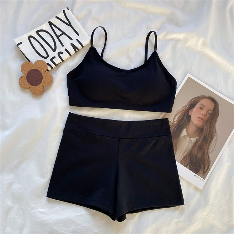 Real price real shot ~ ා 2021 new comfortable sling bra underwear suit boxer safety pants