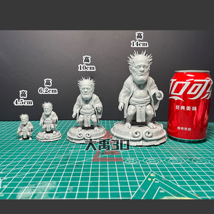 黑神话悟空 金池长老 蓝大头幽魂 树脂白模 gk白模练手