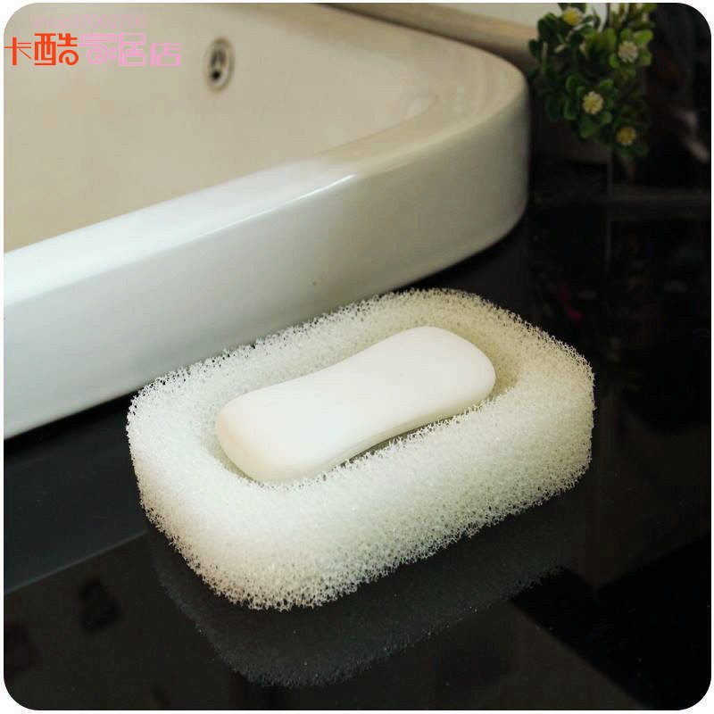 有氧香皂盒替换海绵吸水海绵皂盒创意家居不积水沥水海绵芯