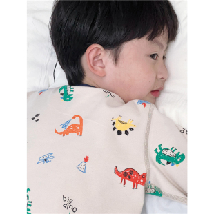 T恤春秋装 童童妈定制男童卡通纯棉软糯弹力家居套装 睡衣秋衣长裤