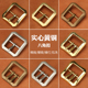 皮带扣男士 黄铜复古腰带扣休闲八角日字扣新款 单针双针4.0皮带扣