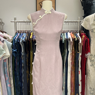 文艺复古旗袍裙连衣裙886754 静茹26年夏上新新中式