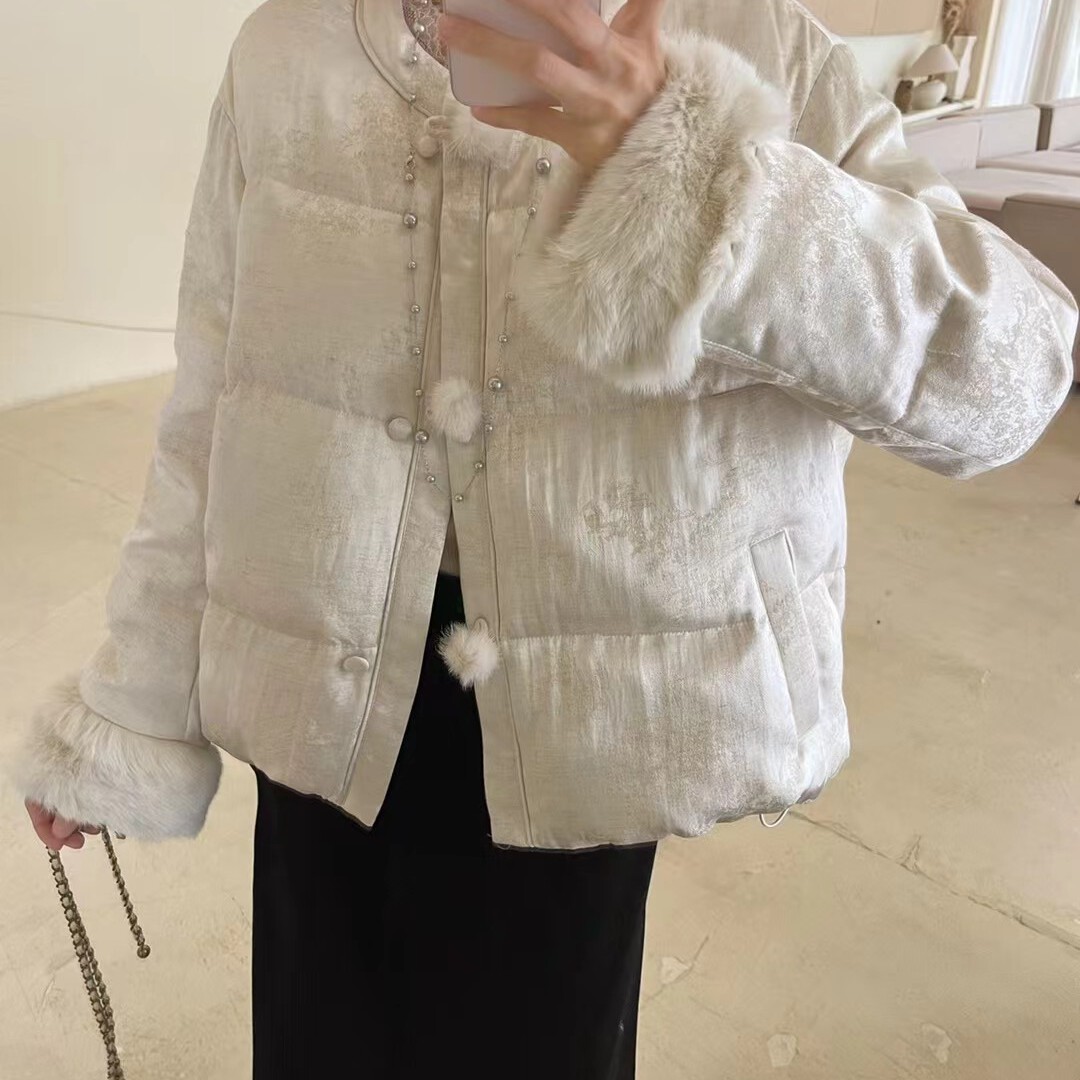 静茹款羽绒服女2025冬季小个子气质保暖羽绒服外套WW9825