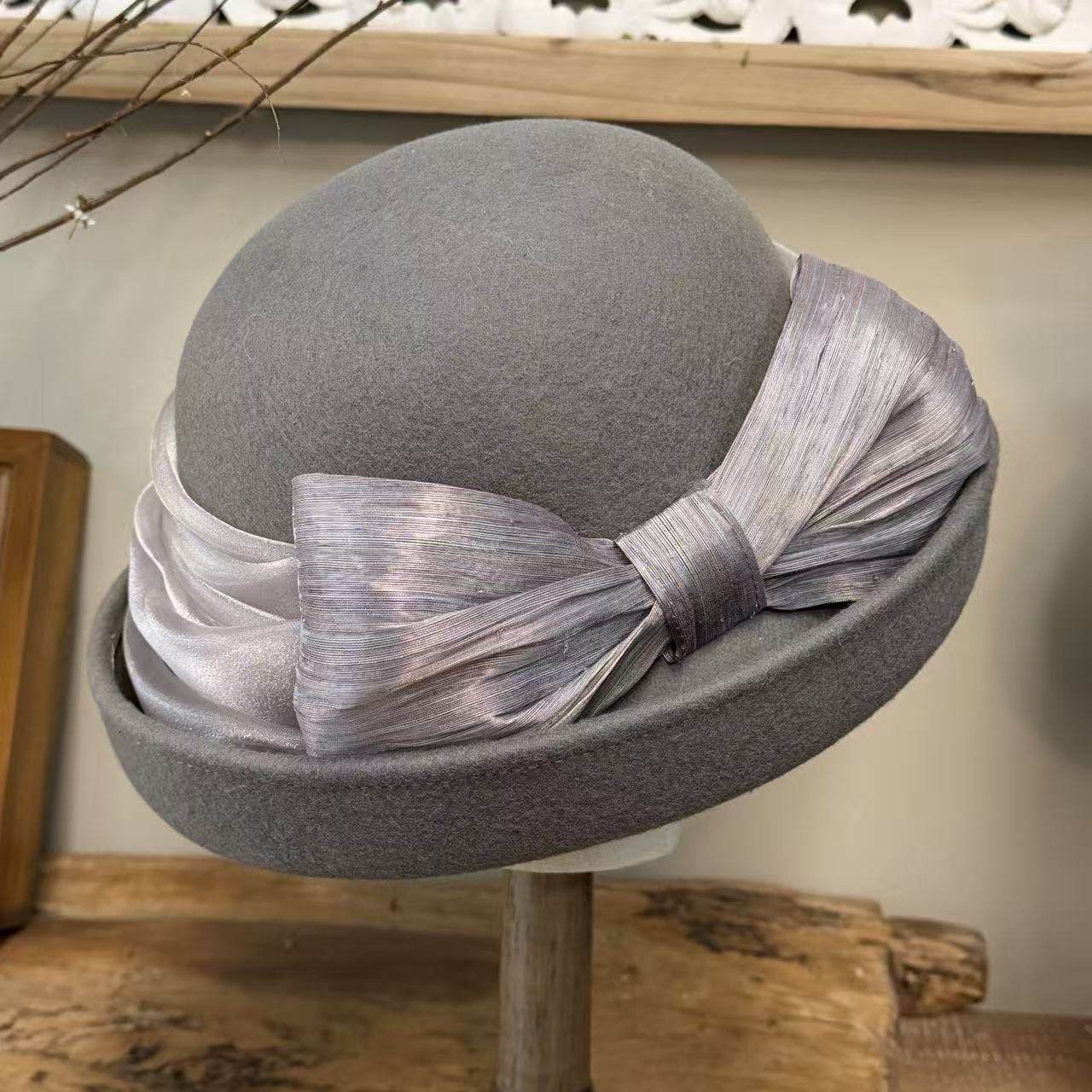 零点兰花秋冬卷边短檐绵羊毛呢帽子女士优雅时尚保暖丝麻毛呢礼帽,服饰配件/皮带/帽子/围巾,帽子,淘宝优惠券,粉丝福利购,淘宝优惠卷