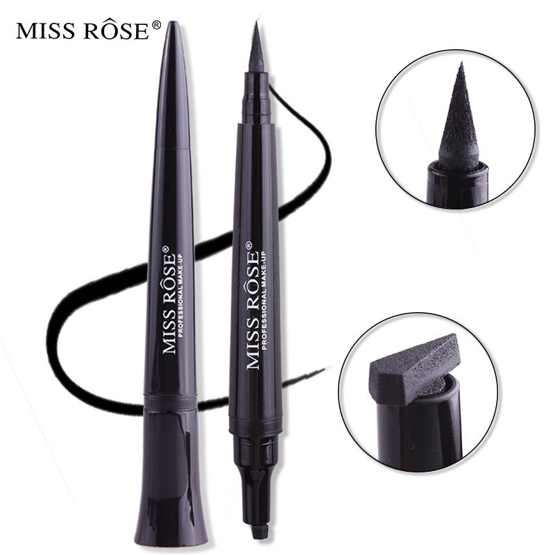 Quick drying Eyeliner Lasting Double head Eyeliner Liquid Pen eyeliner bullet seal Eyeliner black waterproofin the Makeup/Perfume/Beauty tools , Eyeliner  category - from Buy2taobao.com to provide professional Taobao agent buy service