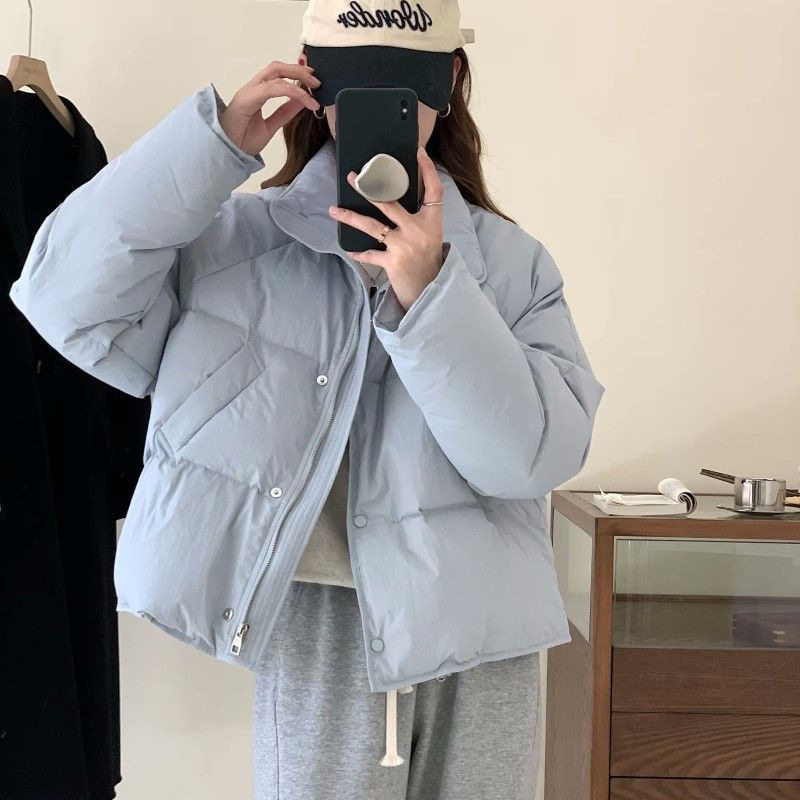 2025新韩版反季羽绒棉服甜美外套