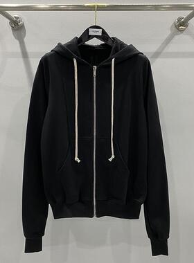 秋季新款暗黑系列高街副线美式连帽休闲宽松流行长袖帽衫外套男女