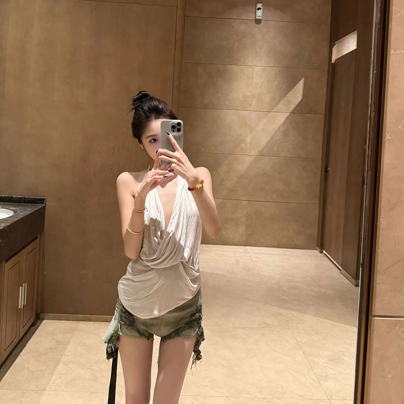 修身型吊带衫性感吊带上衣