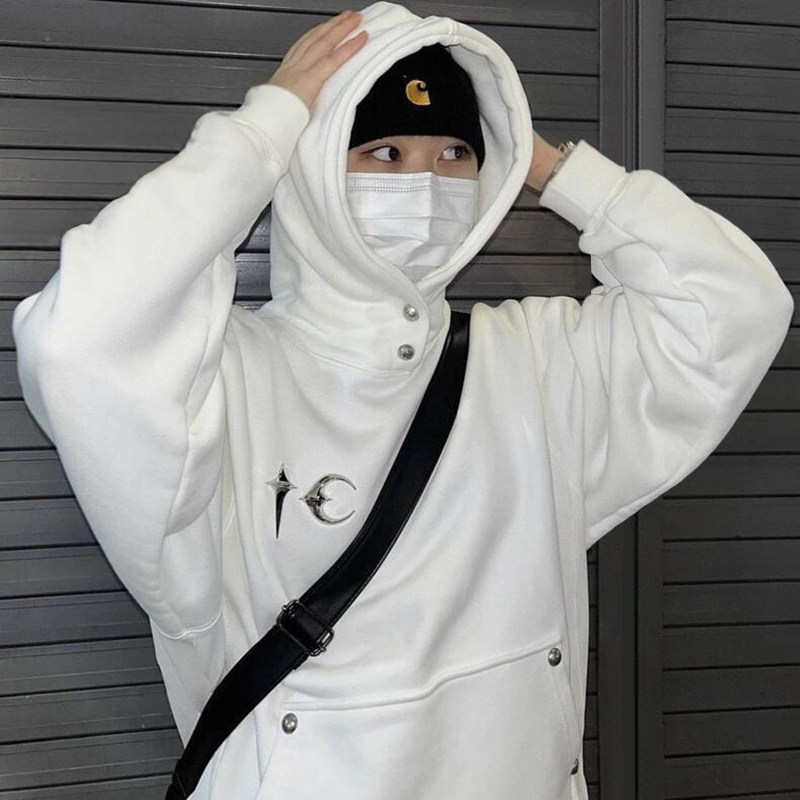 2025新款TC THUG CLUB™小众潮牌美式秋冬男士情侣连帽卫衣