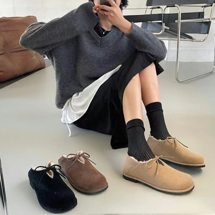 苏木槿复古百搭加绒保暖