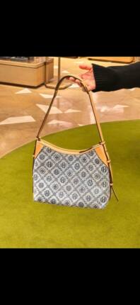美国代购Tory Burch carryall包型新款老花/丹宁斜挎/单肩