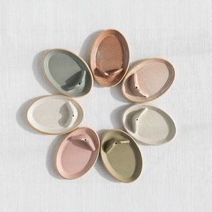 陶瓷香炉圣木托盘架Palo holder秘鲁圣木燃烧盘托盘圣木托 Santo