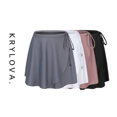 春秋薄款冰丝瑜伽半身裙