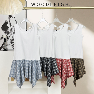 夏季假两件白色背心连衣裙