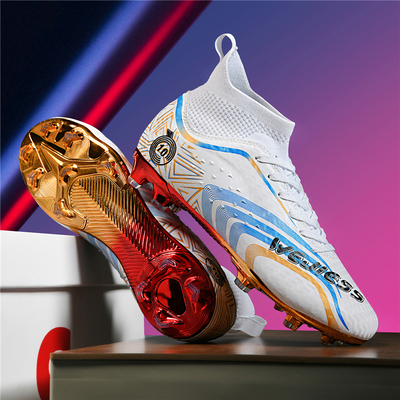 小李子足球鞋梅西C罗运动训练鞋