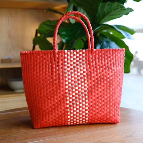 米拉kids新款菜篮子编织包手提包
