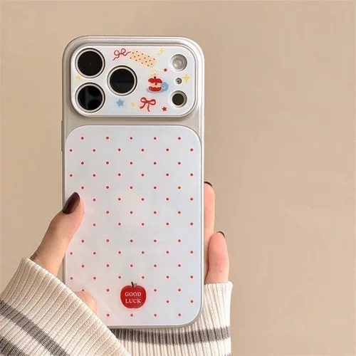 波点星星适用iPhone17promax手机壳苹果16pro新款15pro小众16