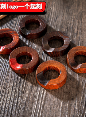 原木筷子架筷托 搭配木筷 创意家用餐具 木制筷子托 酒店餐桌筷枕