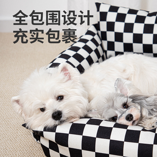 金毛七宝家 GiGwi贵为深睡窝 宠物猫狗床垫 内外可水洗展开变沙发