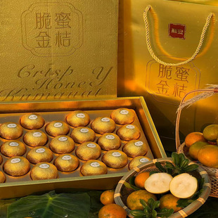 广西融安脆蜜金桔无籽第三代费列罗脆蜜金柑巧克力锡箔纸金装礼盒