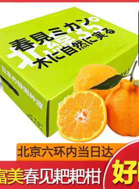 白富美春见耙耙柑7斤礼盒装引进静冈种源新鲜水果柑橘桔子丑柑甜