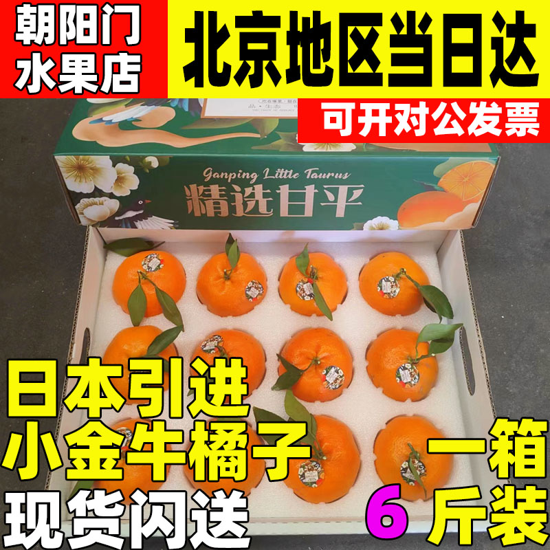 日本品种甘平小金牛柑橘子原箱礼盒7斤大果当季新鲜水果皮薄甜嫩