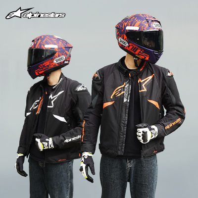 a星摩托车骑行服夏季透气网眼服