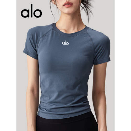 AIo瑜伽短袖修身显瘦跑步健身服