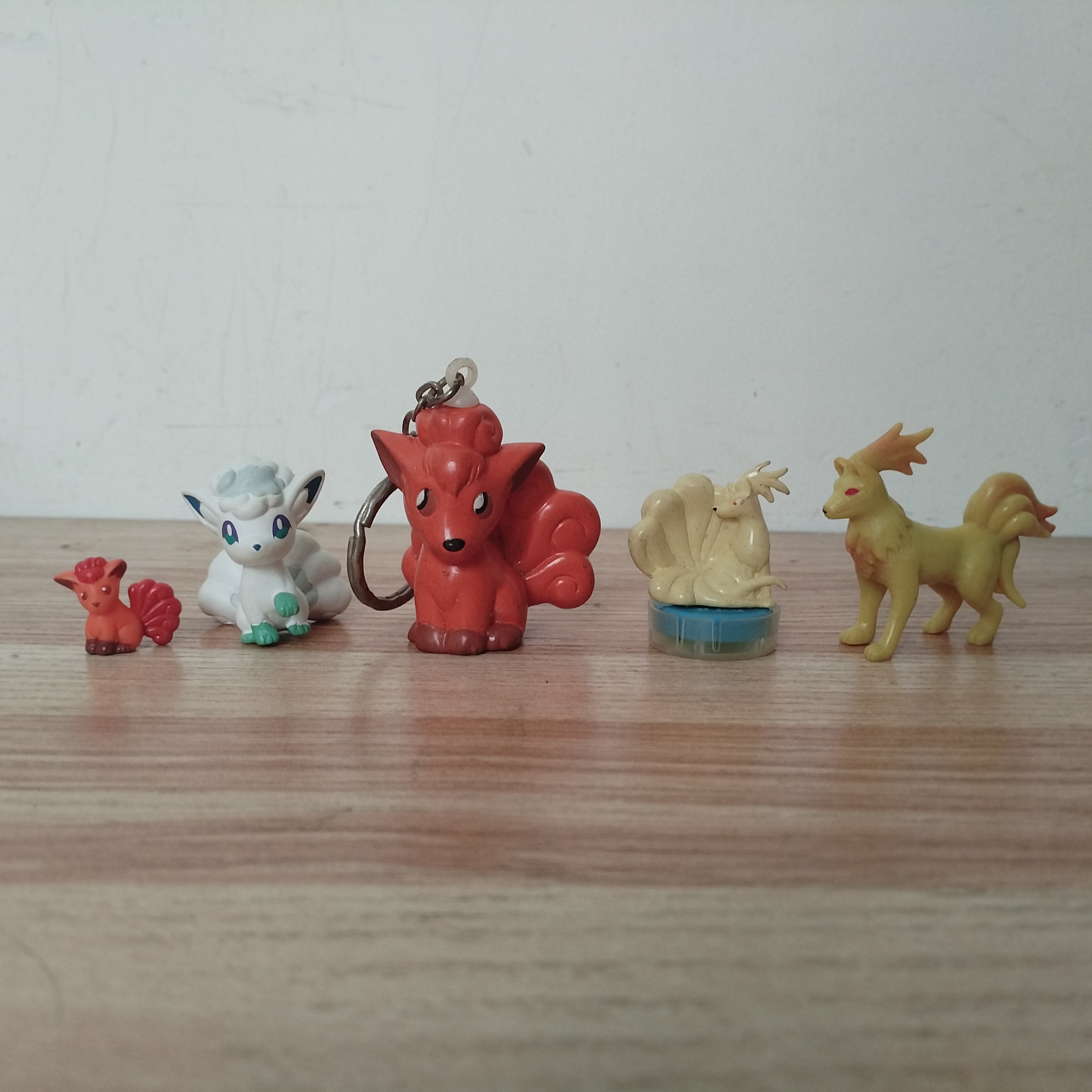 NO.37-38阿罗拉六尾九尾印章mc食玩神奇宝贝宠物小精灵宝可梦