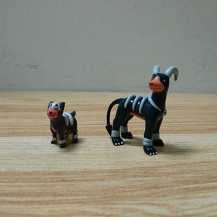 NO.228-229戴鲁比黑鲁加地台mc神奇宝贝宠物小精灵宝可梦