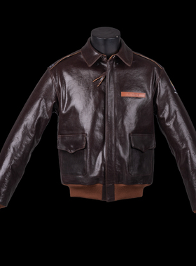 海盗出品大逃亡电影版A2树膏苯胺茶芯马皮A-2非TOYS MCCOY非FW