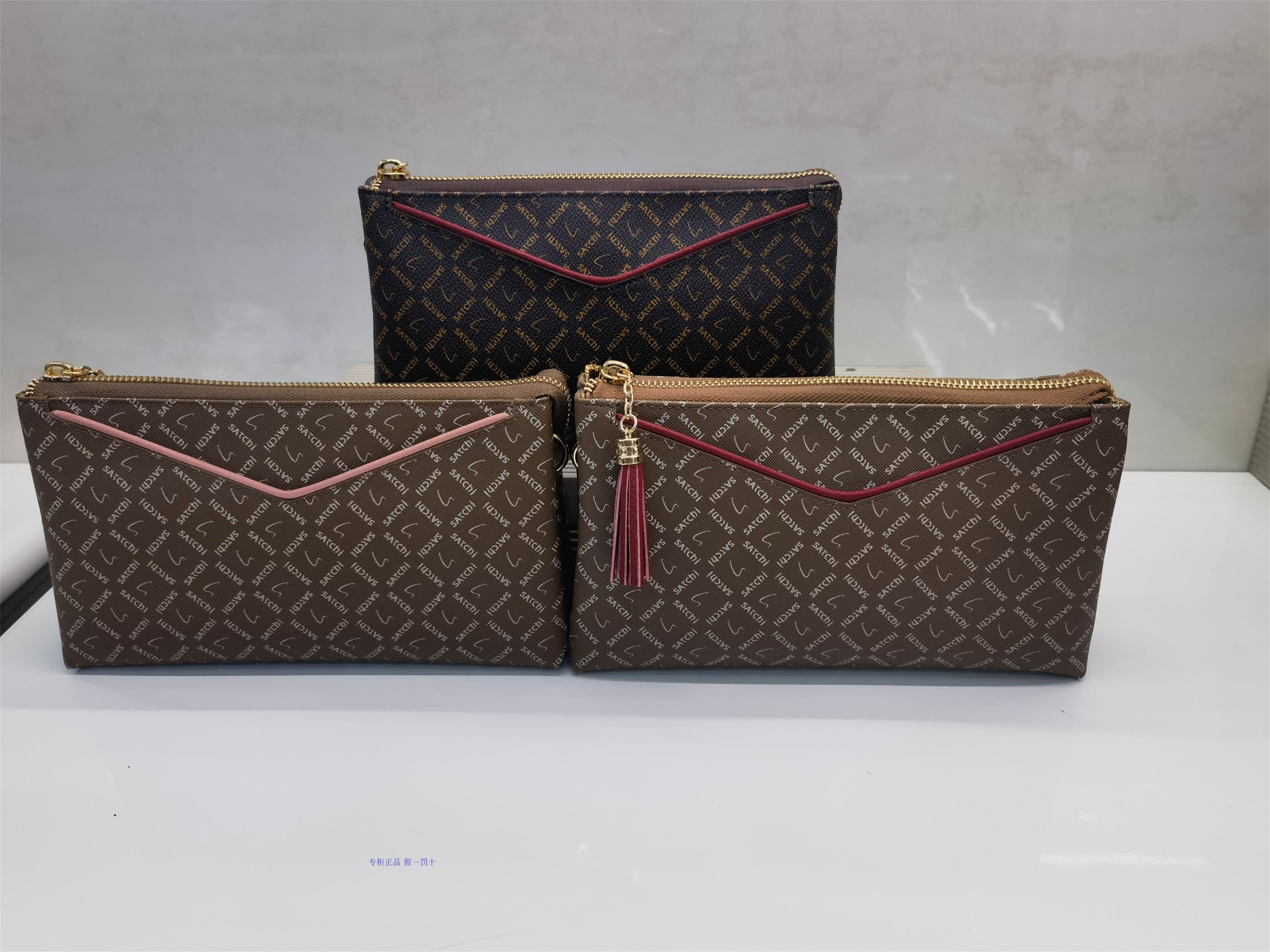 新款 satchi 沙驰女包手拿包 单肩包 斜挎包sx46089 4kr 4kr1 4fr