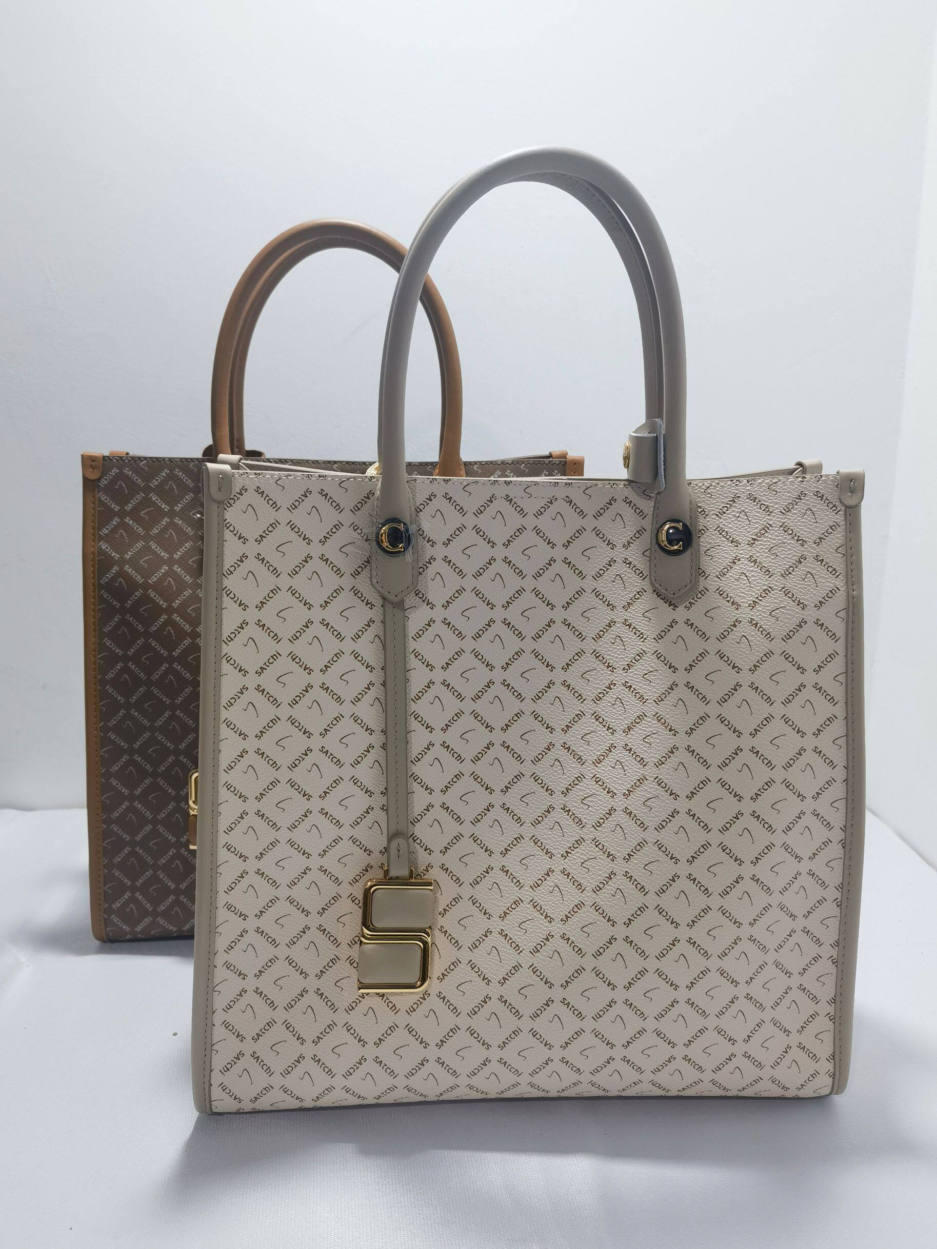 satchi沙驰女包2023新品 大容量手提包斜挎包sc39079-12ky 12ws