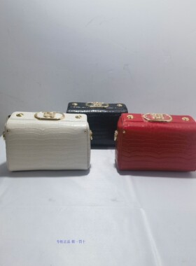 SATCHI沙驰女包2023新品鳄鱼纹 牛皮 单肩斜挎包BC99149-4H 4R 4W