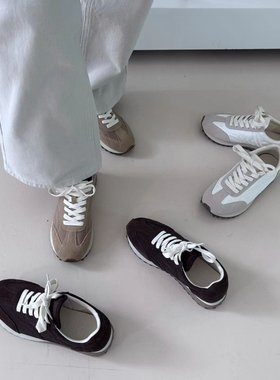 CHIC 2025new arriv ：百搭系带休闲鞋系带厚底休闲鞋德训鞋潮鞋