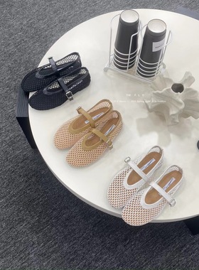 CHIC2024NEW SPRING：韩国春季复古 系慵懒百搭经典网状单鞋