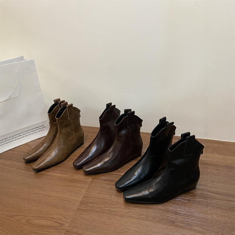 内增高尖头可拆卸长筒西部靴