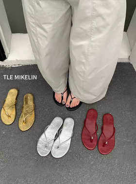 MIKELIN 时髦精夏日刚需~ins度假风夹趾人字拖鞋沙滩防滑凉拖鞋女