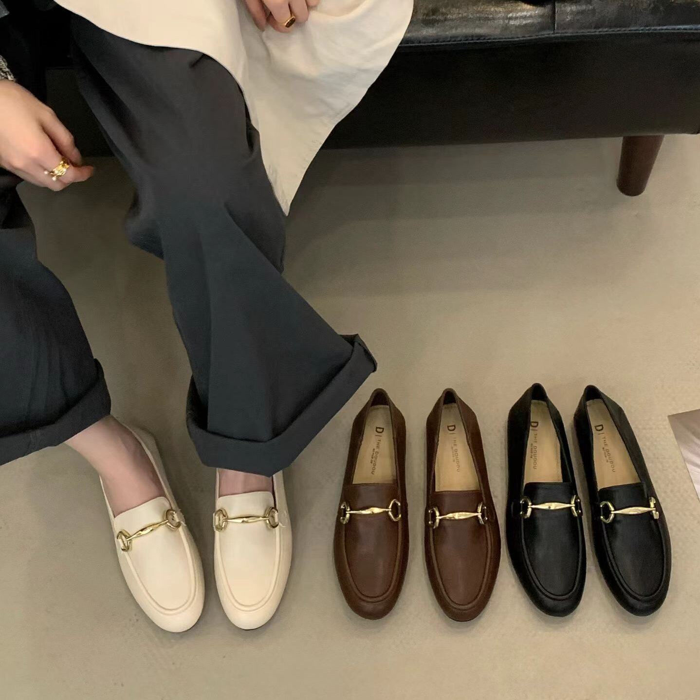 软底棕色玛丽珍小皮鞋女配裙子jk制服鞋乐福鞋英伦风小皮鞋单鞋潮