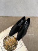 CHIC2024NEW 复古方头极简风气质百搭单鞋 SPRING：韩国春季 新款